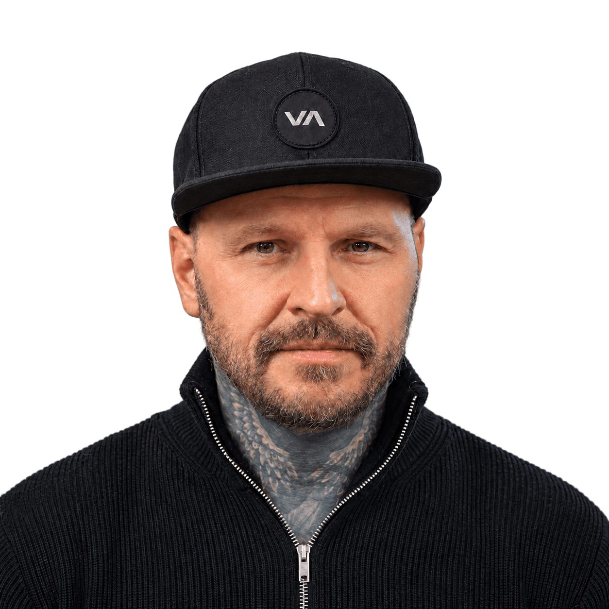 Torsten Olivi Tiltack wearing a neutral grey cap